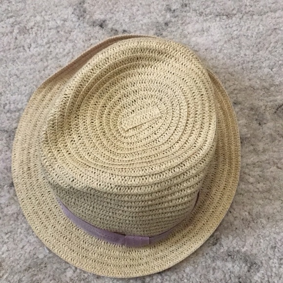 Scala Pronto Small Brim Straw Hat Lavender ribbon OS - Picture 3 of 5